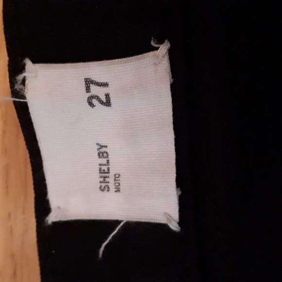 Hudson Jeans sz 27 Moto Style Black - Picture 6 of 8